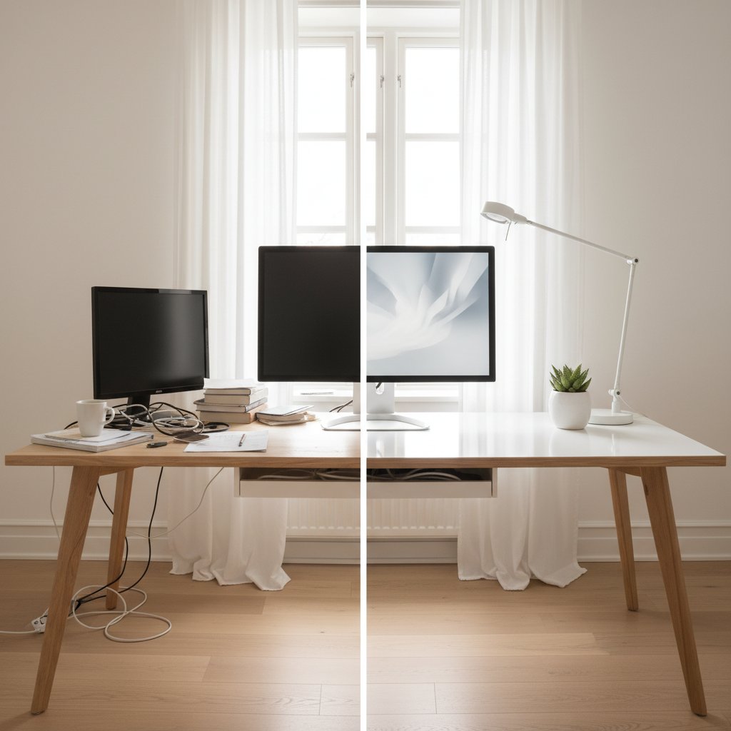 Минималистичен домашен офис